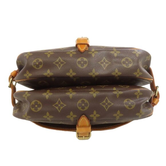 LOUIS VUITTON Authentic Brown Monogram Canvas Shoulder Bag - Picture 4 of 16